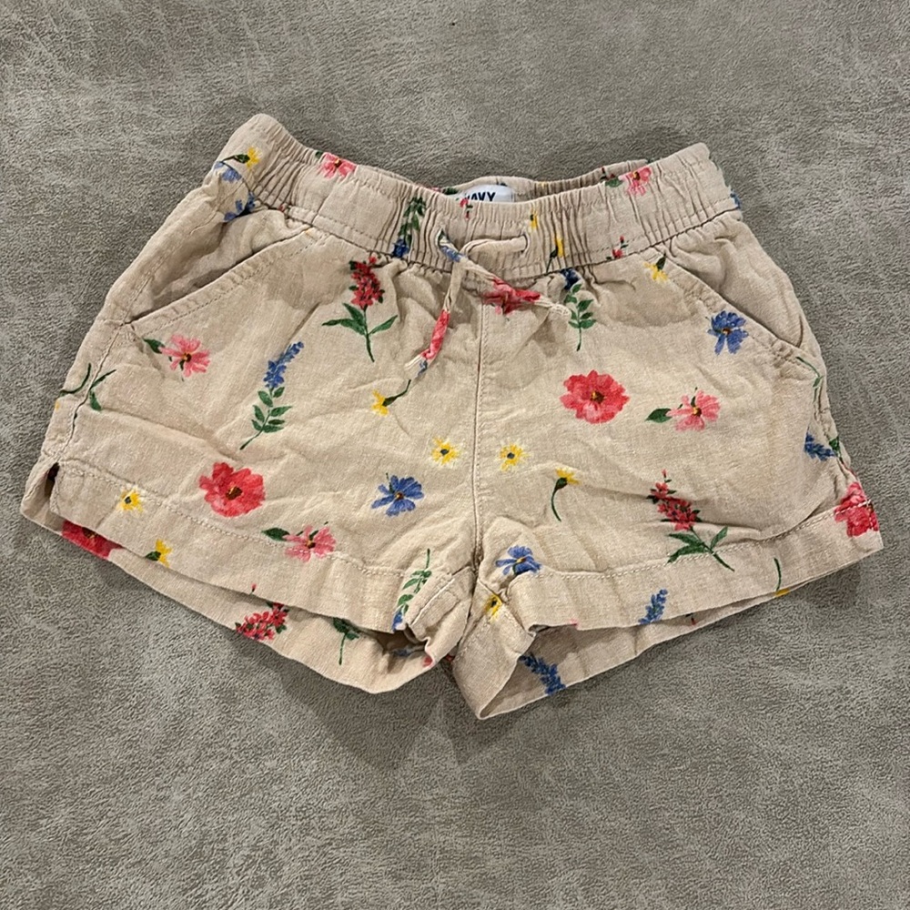 Girls Linen Shorts